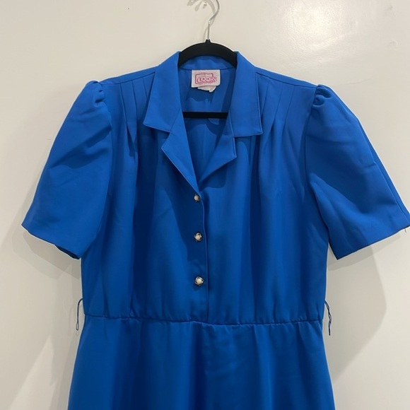 California Looks - Vintage 80s Dress Size 12 - Picture 3 of 13